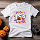 T-shirt En Tri-matière Enseignant éffrayant Retro Halloween Design