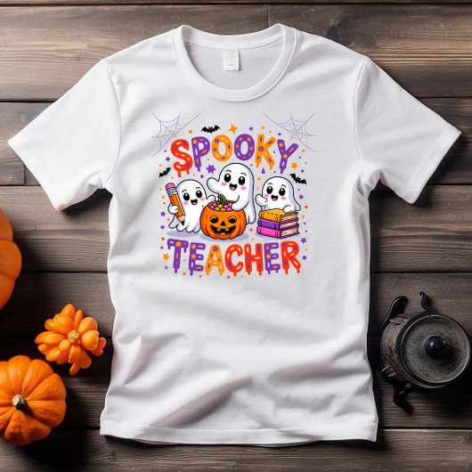 T-shirt En Tri-matière Enseignant éffrayant Retro Halloween Design