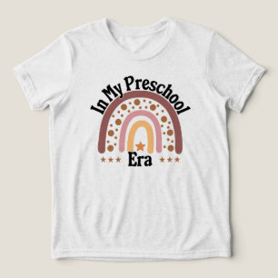 T-shirt En Tri-matière Enseignant préscolaire Retour à l'école maternelle