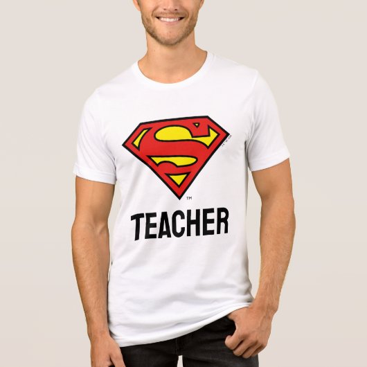 T-shirt En Tri-matière Enseignant Superman S-Shield | Logo Superman (Recto)