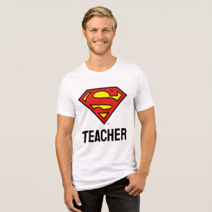 T-shirt En Tri-matière Enseignant Superman S-Shield Logo Superman