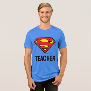 T-shirt En Tri-matière Enseignant Superman S-Shield Logo Superman