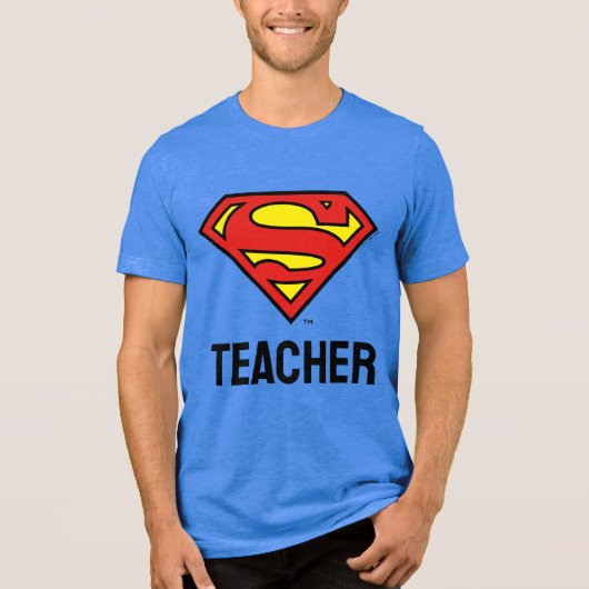 T-shirt En Tri-matière Enseignant Superman S-Shield | Logo Superman (Recto)