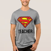 T-shirt En Tri-matière Enseignant Superman S-Shield | Logo Superman (Recto)
