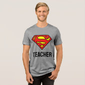 T-shirt En Tri-matière Enseignant Superman S-Shield | Logo Superman (Recto plein)