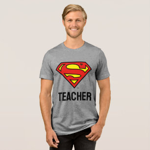 T-shirt En Tri-matière Enseignant Superman S-Shield   Logo Superman