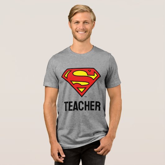 T-shirt En Tri-matière Enseignant Superman S-Shield | Logo Superman (Recto plein)