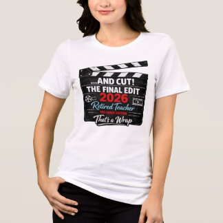 T-shirt En Tri-matière Enseignante retraitée de 3e année 2026