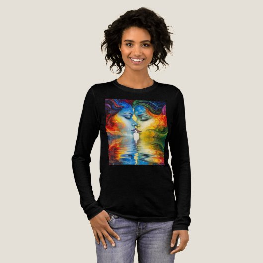 T-shirt En Tri-matière Entre miroir et mémoire (Recto complet)