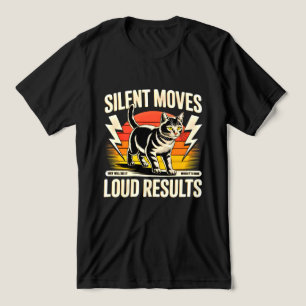 T-shirt En Tri-matière Entrepreneur Silencieux Résultats Bruyants Rétro C