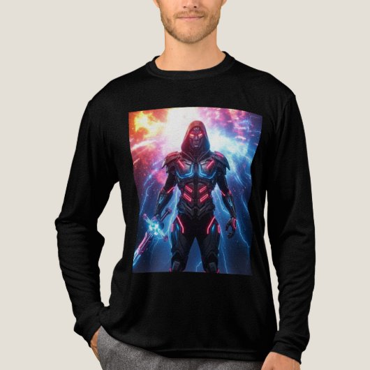 T-shirt En Tri-matière Epic 3D cinématique T-shirt design - Futuristic & (Recto)