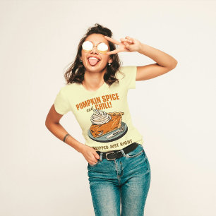T-shirt En Tri-matière Épice citrouille et refroidissement drôle Thanksgi