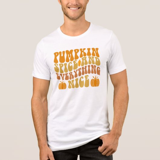 T-shirt En Tri-matière Épices citrouilles Et Tout Bien (Recto)