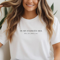 Époque fiancée écriture moderne personnalisée