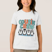T-shirt En Tri-matière Équipe de cousins (Recto)
