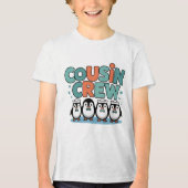 T-shirt En Tri-matière Équipe de cousins (Recto)