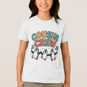 T-shirt En Tri-matière Équipe de cousins (Recto)