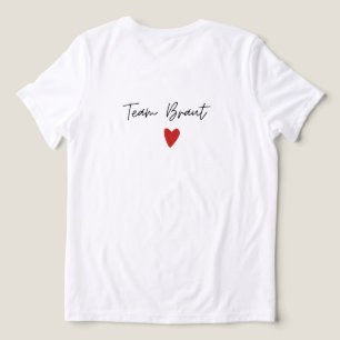 T-shirt En Tri-matière Équipe de demoiselle d'honneur