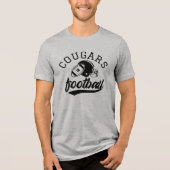 T-shirt En Tri-matière Équipe de football personnalisée avec nombre de jo (Recto)