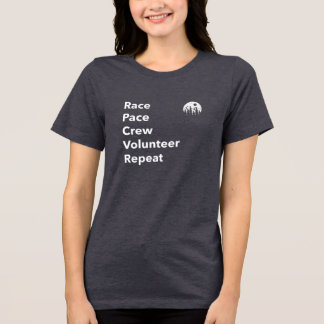 T-shirt En Tri-matière Équipe de rythme de course Bénévole Répéter