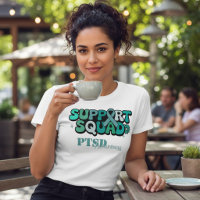 Équipe de soutien audacieuse sarcelle pour le SSPT