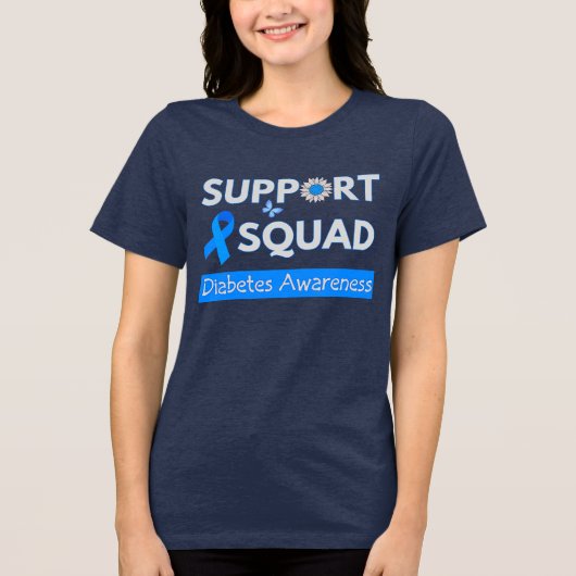 T-shirt En Tri-matière Équipe de soutien - Conception du Mois de sensibil (Recto)