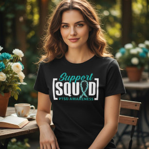 T-shirt En Tri-matière Équipe de soutien et de sensibilisation au SSPT
