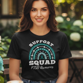 T-shirt En Tri-matière Équipe de soutien pour la sensibilisation au SSPT