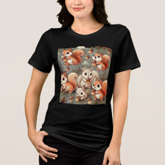 T-shirt En Tri-matière Équipe d'écureuils : Collection d'maïs Aventure