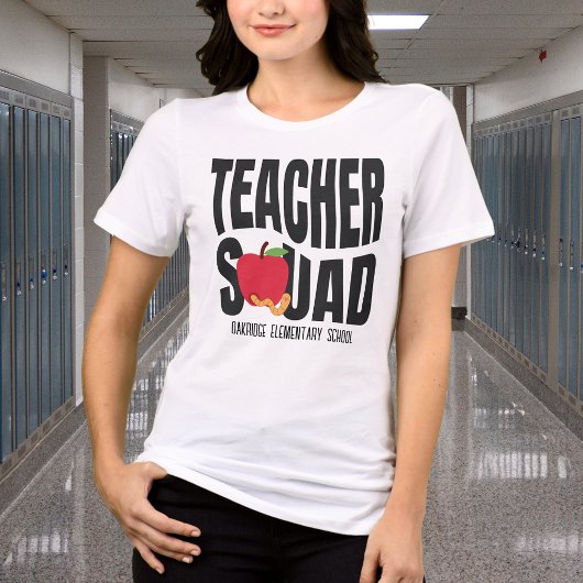 T-shirt En Tri-matière Équipe d'enseignants mignons