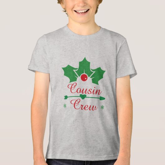 T-shirt En Tri-matière Équipe du cousin de Christma (Recto)