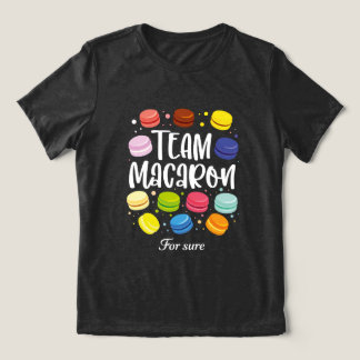 T-shirt En Tri-matière Équipe Macaron Amoureux De Macaron Cadeau Drôle À 