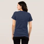 T-shirt En Tri-matière Équipe maman mignonne simple texte blanc personnal (Verso intégral)