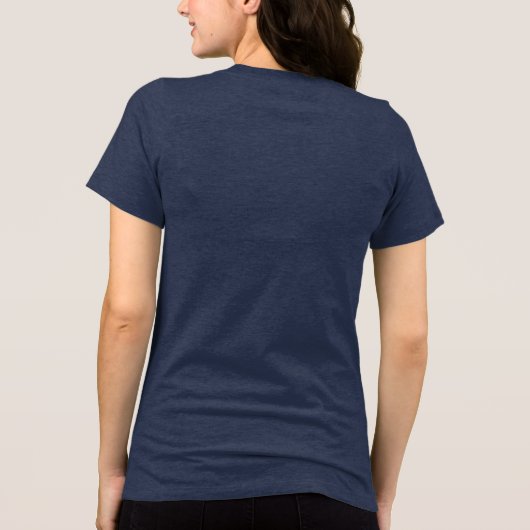 T-shirt En Tri-matière Équipe maman mignonne simple texte blanc personnal (Verso)