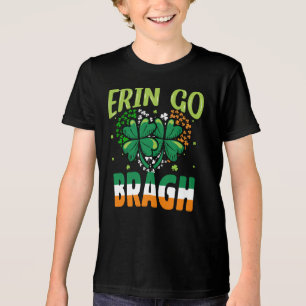 T-shirt En Tri-matière -Erin Go Bragh Trèfle St. Patrick’s Conception-608