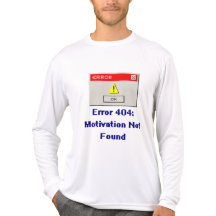 Erreur amusante 404 Motivation introuvable Rétro T