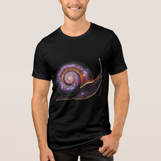 T-shirt En Tri-matière Escargot de Galaxie (Recto)
