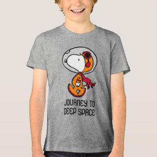 T-shirt En Tri-matière ESPACE   Astronaute de Snoopy