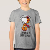T-shirt En Tri-matière ESPACE | Astronaute de Snoopy (Recto)
