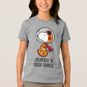 T-shirt En Tri-matière ESPACE | Astronaute de Snoopy (Recto)