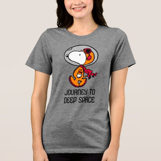 T-shirt En Tri-matière ESPACE | Astronaute de Snoopy (Recto)