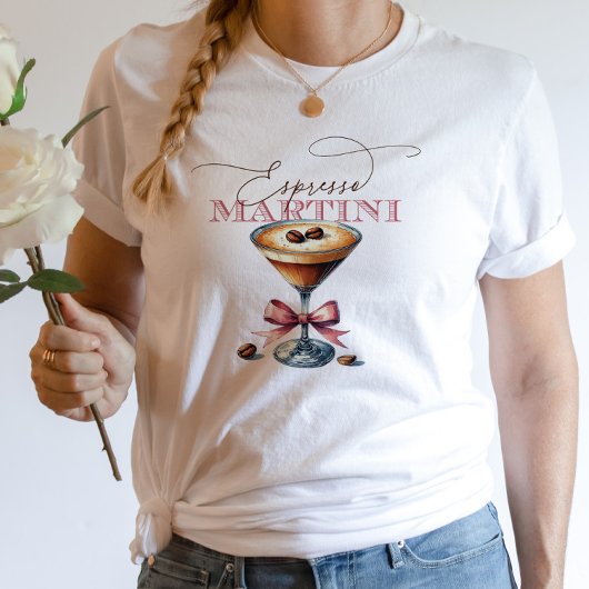 T-shirt En Tri-matière Espresso Martini Bow rose