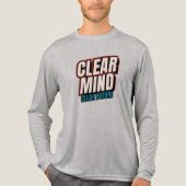 T-shirt En Tri-matière Esprit Clair Avenir Clair (Recto)