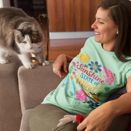 T-shirt En Tri-matière État d'esprit de Sunshine