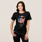T-shirt En Tri-matière États-Unis - États-Unis d'Amérique (Recto plein)