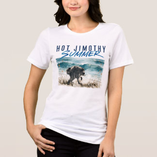 T-shirt En Tri-matière Été chaud Jimothy Raton laveur de plage drôle Vint