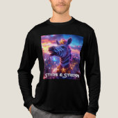 T-shirt En Tri-matière Étoiles et rayures avec Zebra Zanzibar - (Recto)