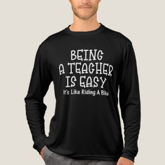 T-shirt En Tri-matière Être enseignant est facile comme faire du vélo