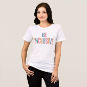 T-shirt En Tri-matière Être inclusif (Recto plein)