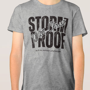 T-shirt En Tri-matière Évangile Christ Scripture Religieux Gris Graphique